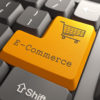 Keyboard with E-Commerce Button. E-Commerce